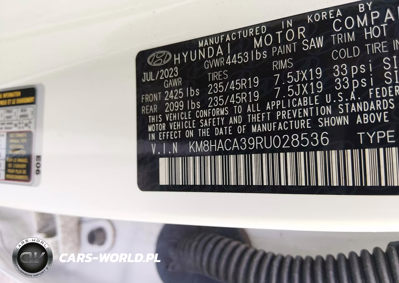 2024 Hyundai Kona N Line VIN:KM8HACA39RU028536 - 9