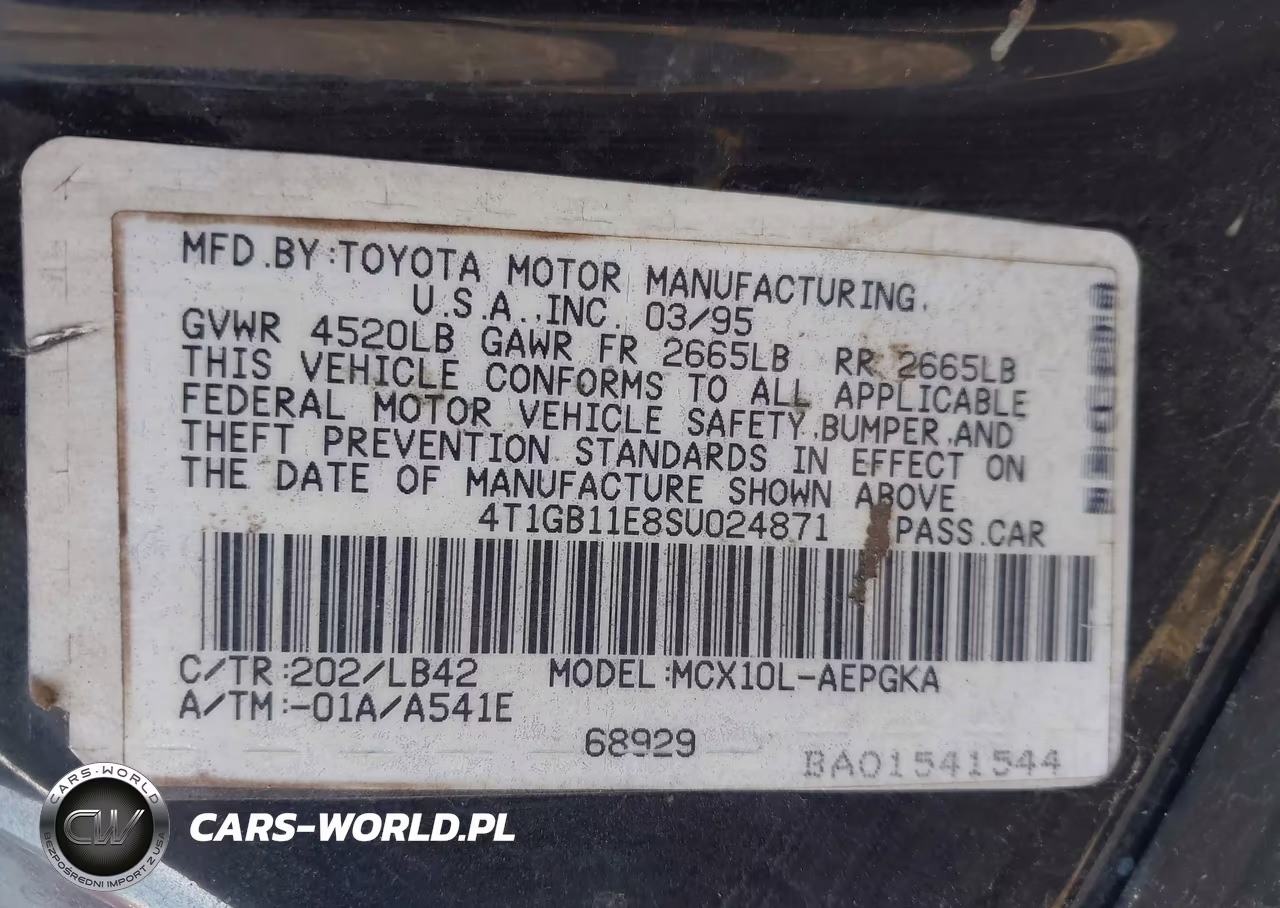 1995 Toyota Avalon Xls VIN:4T1GB11E8SU024871 - 9