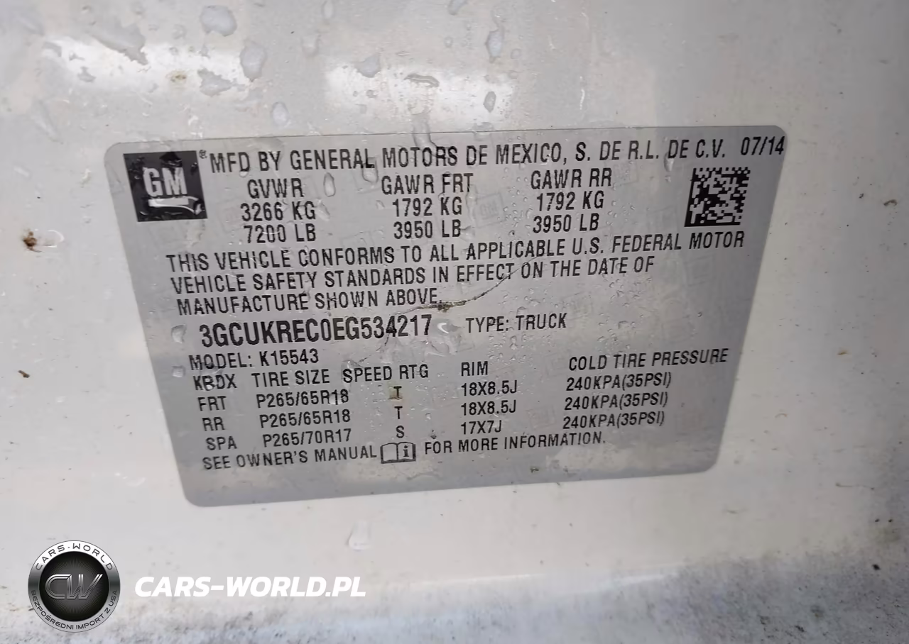 2014 Chevrolet Silverado 1500 Lt VIN:3GCUKREC0EG534217 - 9