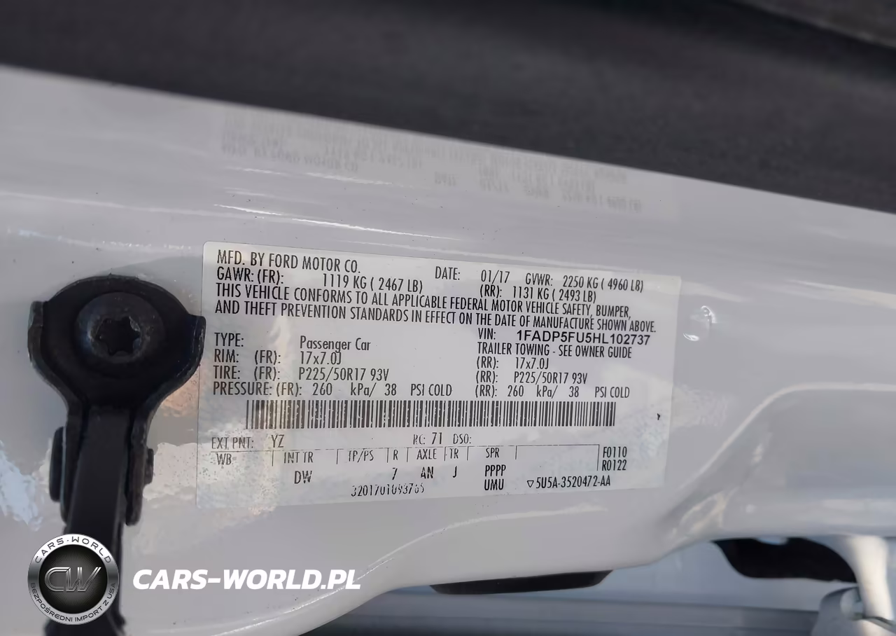2017 Ford C-Max Energi Titanium VIN:1FADP5FU5HL102737 - 9