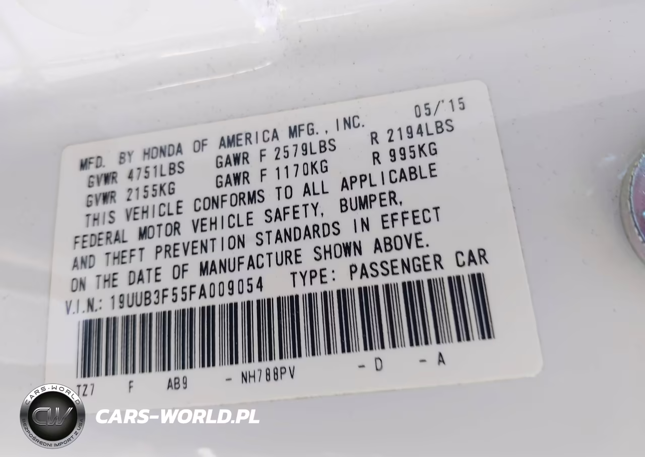2015 Acura Tlx V6 Tech VIN:19UUB3F55FA009054 - 9