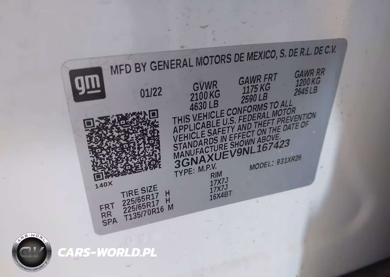 2022 Chevrolet Equinox Awd Lt VIN:3GNAXUEV9NL167423 - 9