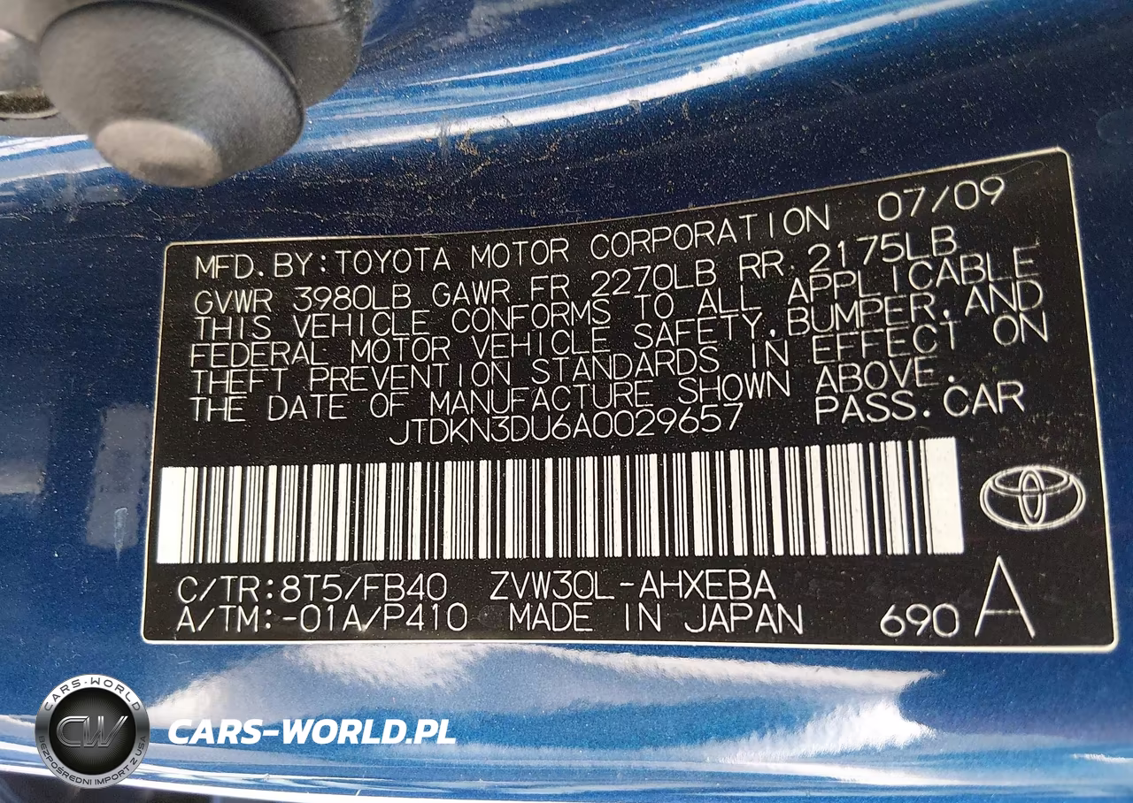 2010 Toyota Prius Iii VIN:JTDKN3DU6A0029657 - 9