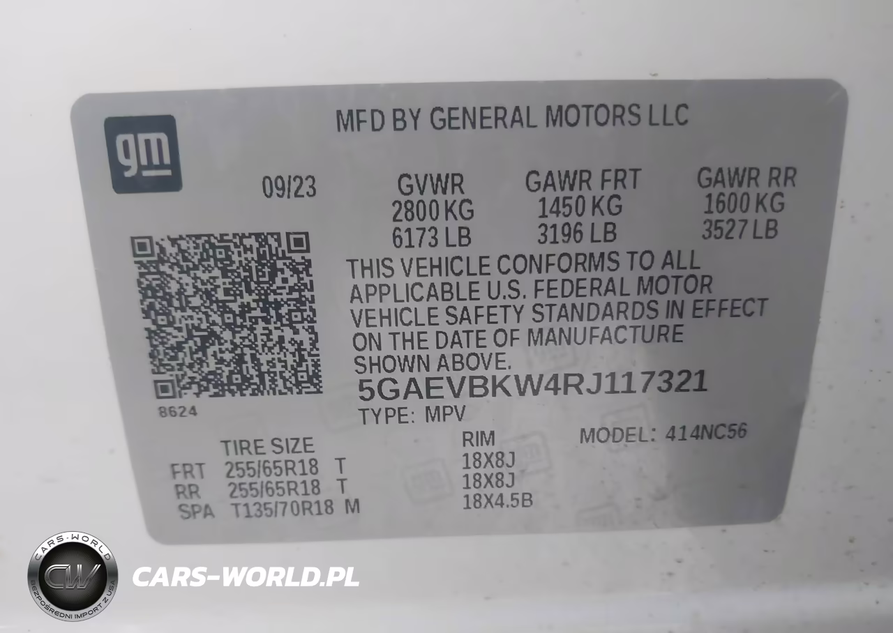 2024 Buick Enclave Premium Awd VIN:5GAEVBKW4RJ117321 - 9