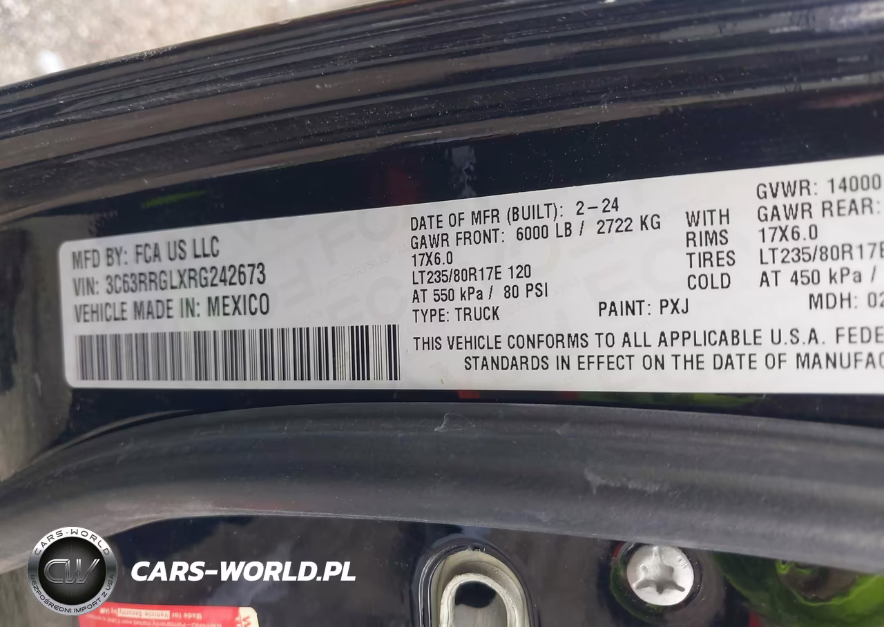 2024 Ram 3500 Tradesman 4X4 8' Box VIN:3C63RRGLXRG242673 - 9