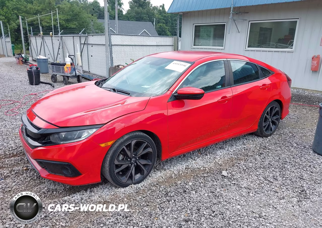 2019 Honda Civic Sport VIN:2HGFC2F83KH605947 - 2
