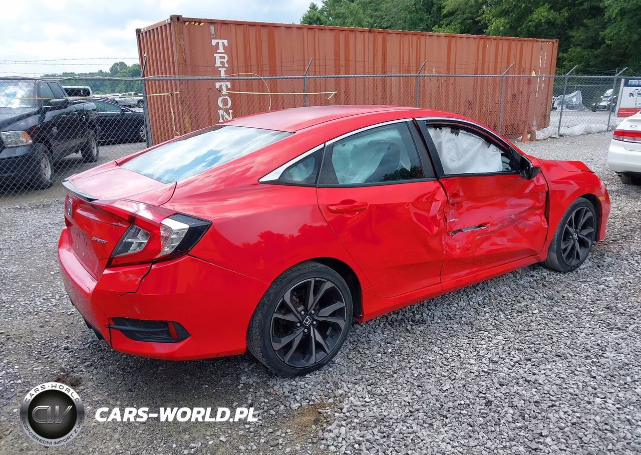 2019 Honda Civic Sport VIN:2HGFC2F83KH605947 - 4