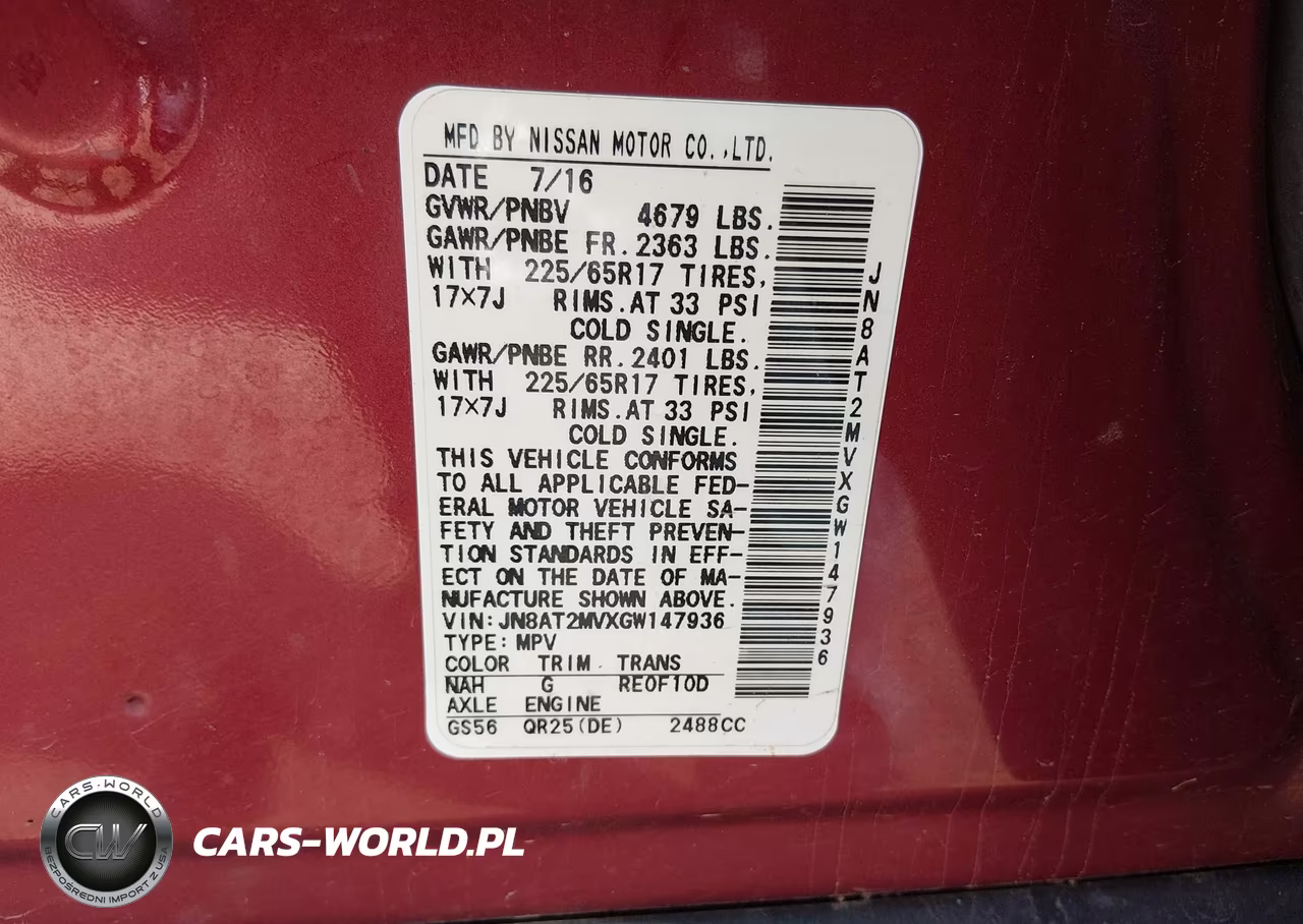 2016 Nissan Rogue S VIN:JN8AT2MVXGW147936 - 9