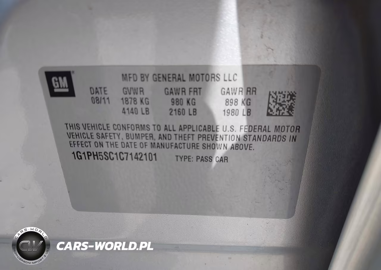 2012 Chevrolet Cruze Ltz VIN:1G1PH5SC1C7142101 - 9