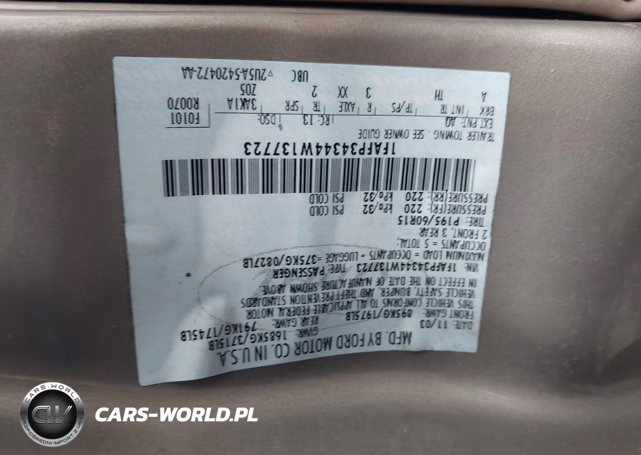 2004 Ford Focus Se VIN:1FAFP34344W137723 - 9