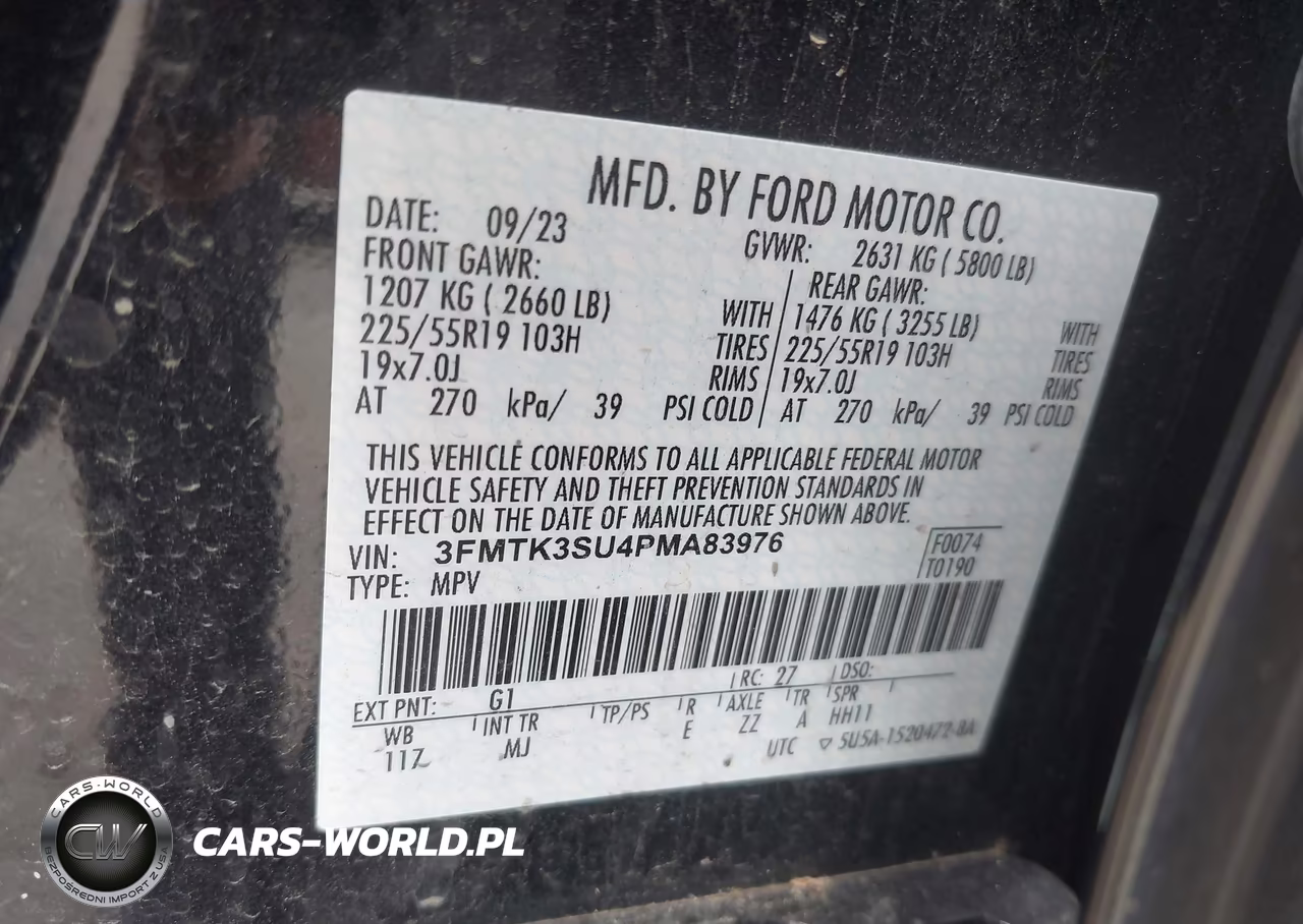 2023 Ford Mustang Mach-E Premium VIN:3FMTK3SU4PMA83976 - 9