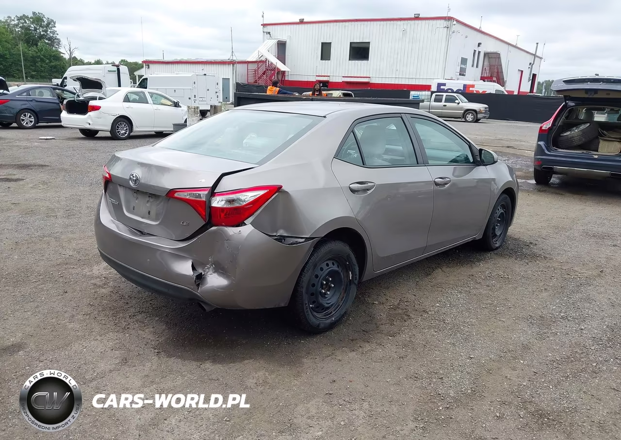 2014 Toyota Corolla Le VIN:5YFBURHE7EP127178 - 4