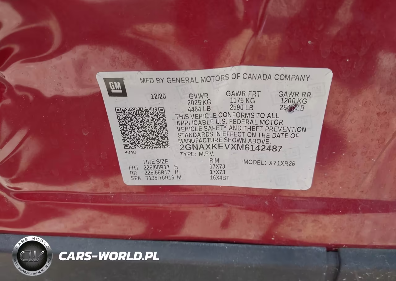 2021 Chevrolet Equinox Fwd Lt VIN:2GNAXKEVXM6142487 - 9