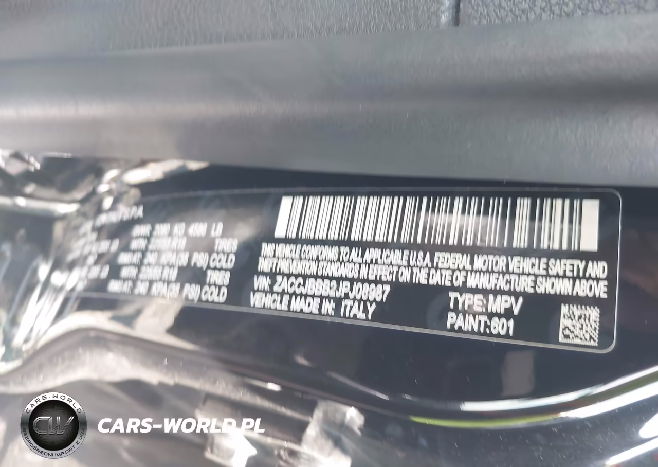 2018 Jeep Renegade Altitude 4X4 VIN:ZACCJBBB2JPJ08987 - 9