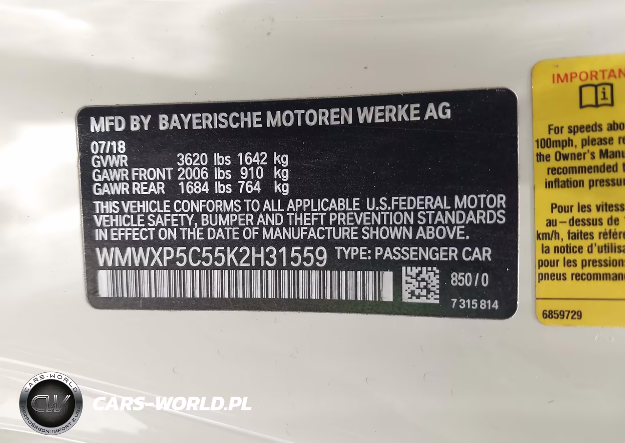 2019 Mini Hardtop Cooper VIN:WMWXP5C55K2H31559 - 9