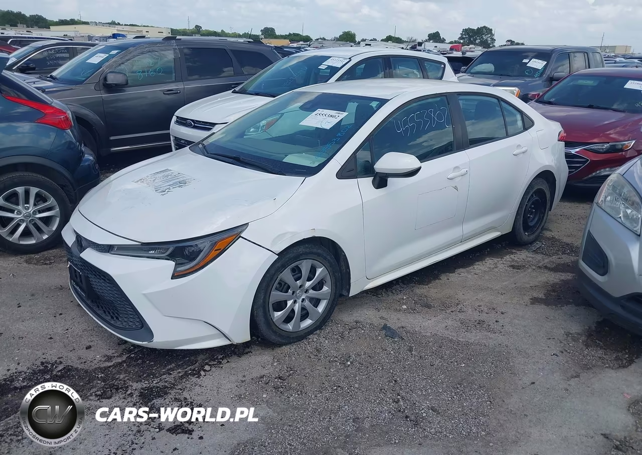 2020 Toyota Corolla Le VIN:5YFEPRAE0LP102568 - 2