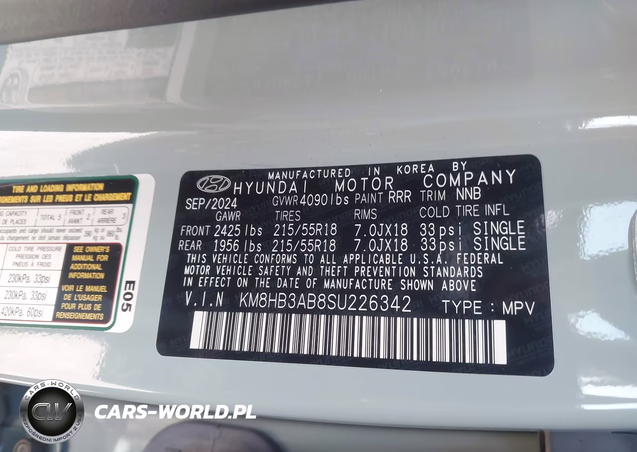 2025 Hyundai Kona Sel VIN:KM8HB3AB8SU226342 - 9