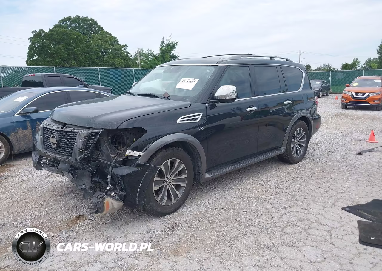 2019 Nissan Armada Sl VIN:JN8AY2ND7K9092280 - 2