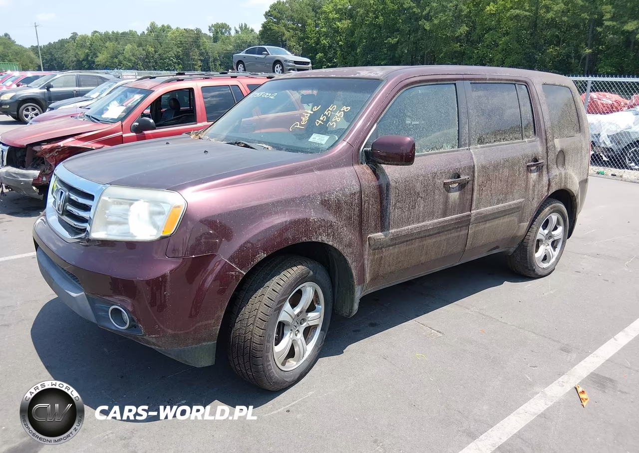 2012 Honda Pilot Ex VIN:5FNYF3H40CB040417 - 2