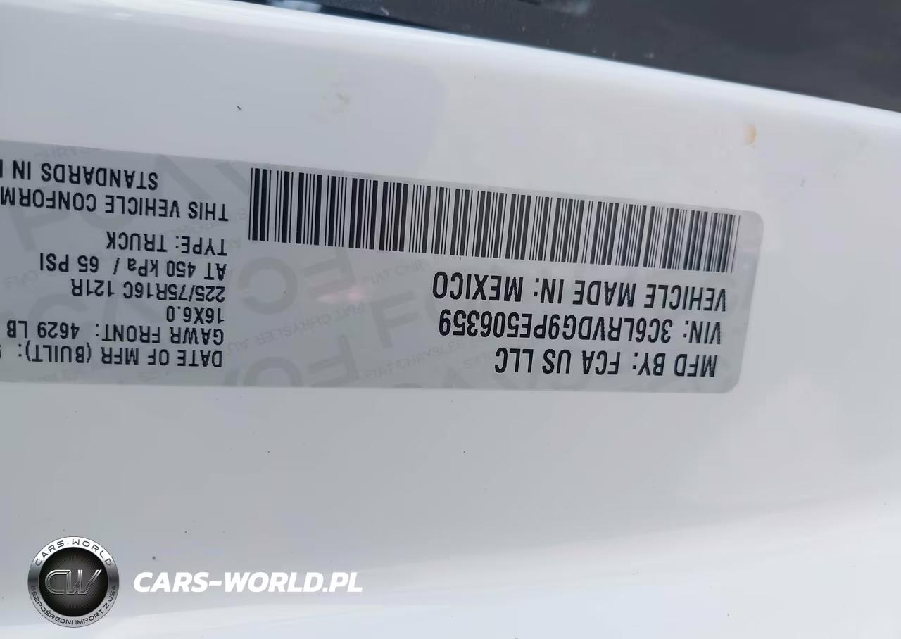 2023 Ram Promaster 2500 High Roof 159 Wb VIN:3C6LRVDG9PE506359 - 9