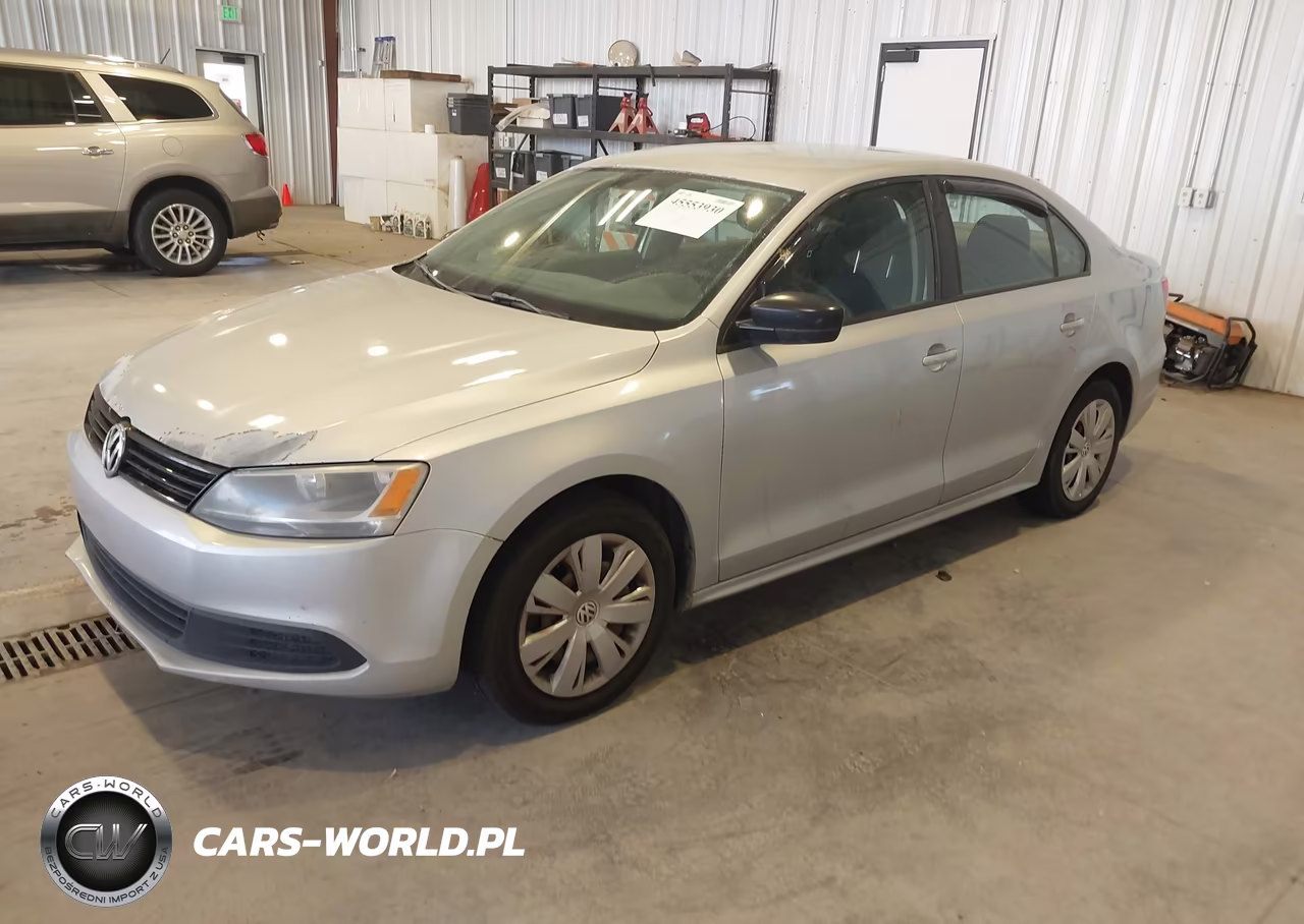 2012 Volkswagen Jetta 2.0L S VIN:3VW1K7AJXCM389260 - 2
