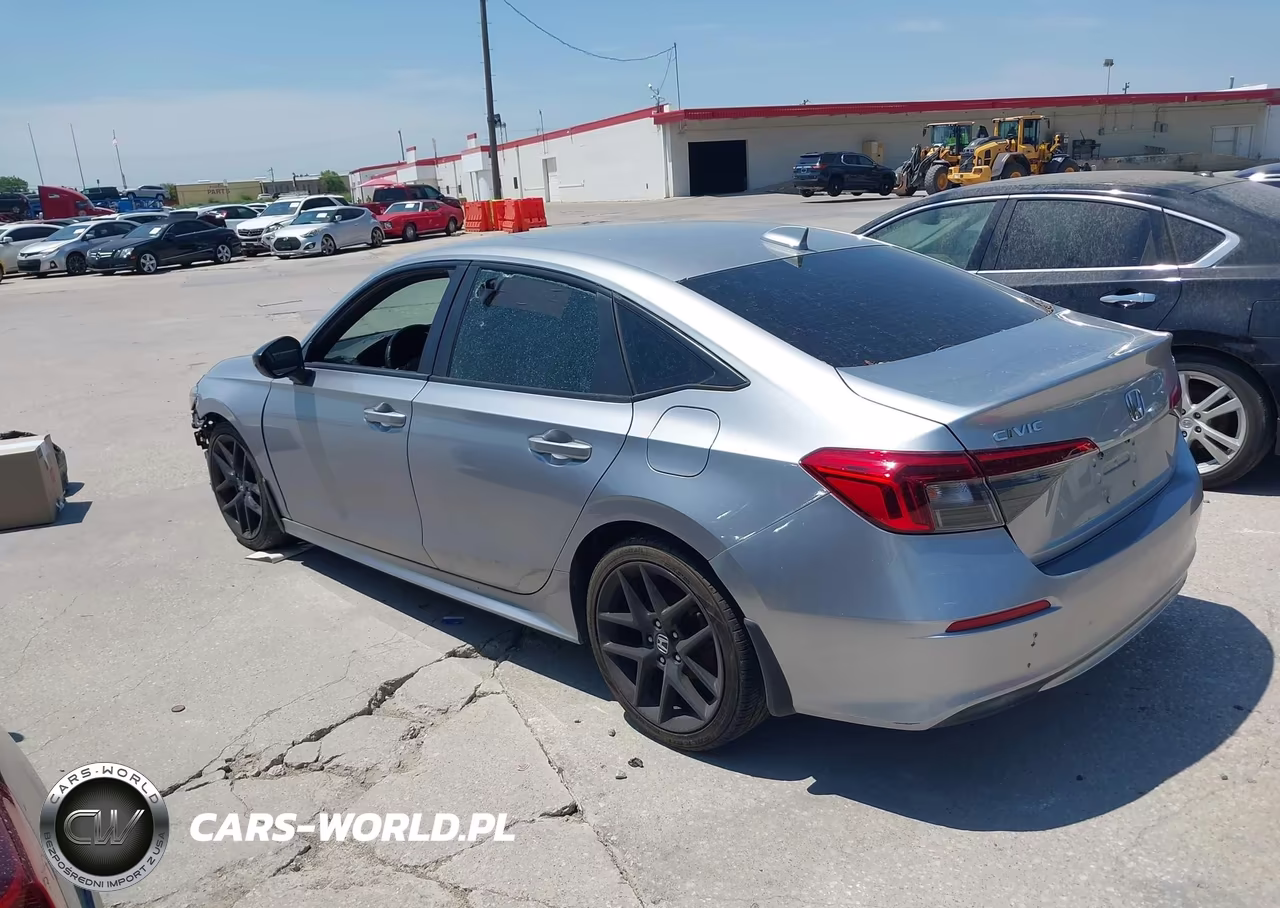2022 Honda Civic Sport VIN:2HGFE2F5XNH568724 - 3