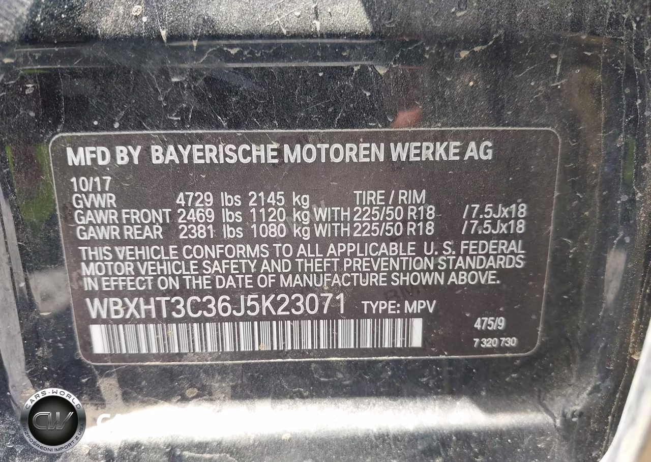2018 BMW X1 xDrive28I VIN:WBXHT3C36J5K23071 - 9