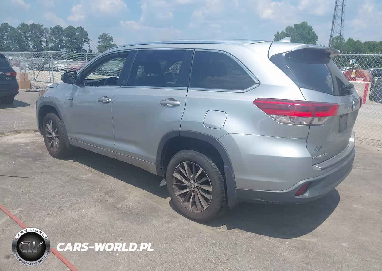 2018 Toyota Highlander Hybrid Xle VIN:5TDJGRFH6JS045105 - 3