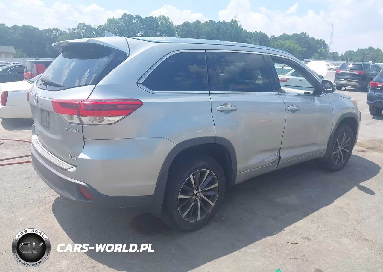 2018 Toyota Highlander Hybrid Xle VIN:5TDJGRFH6JS045105 - 4