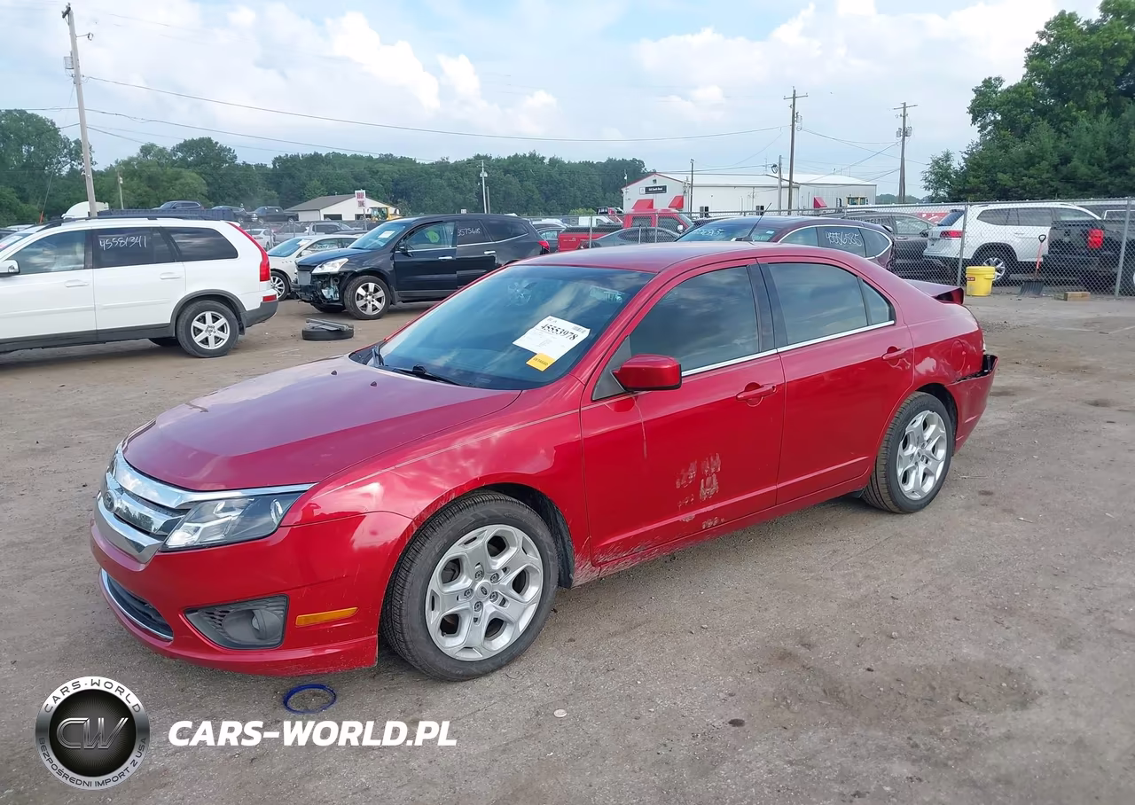 2010 Ford Fusion Se VIN:3FAHP0HA1AR408638 - 2