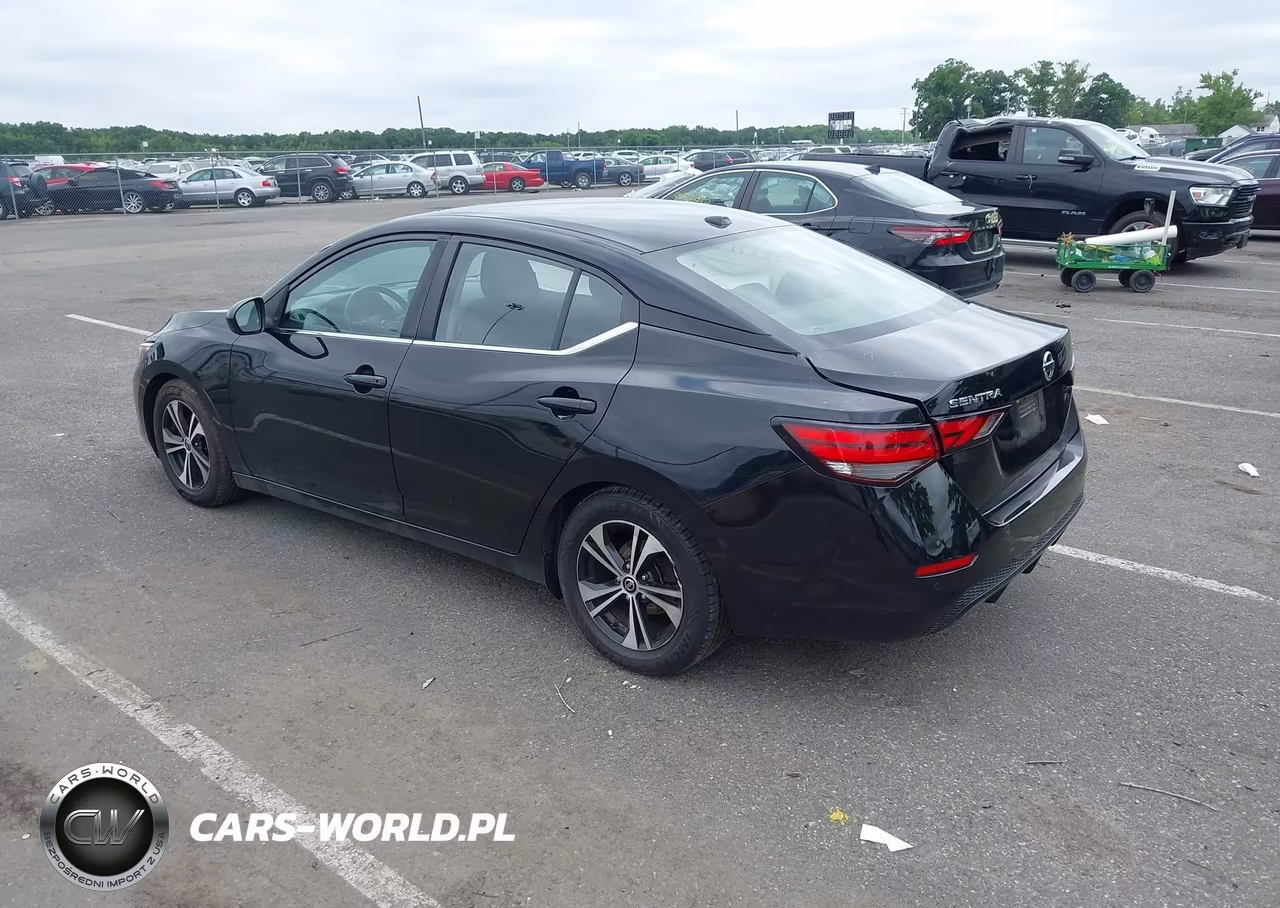 2021 Nissan Sentra Sv Xtronic Cvt VIN:3N1AB8CV0MY210326 - 3
