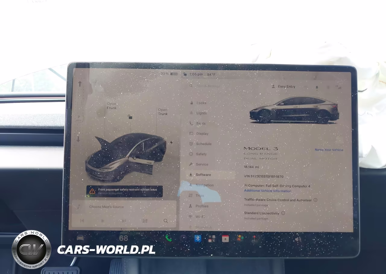2025 Tesla Model 3 Long Range All-Wheel Drive VIN:5YJ3E1EB1SF894870 - 17