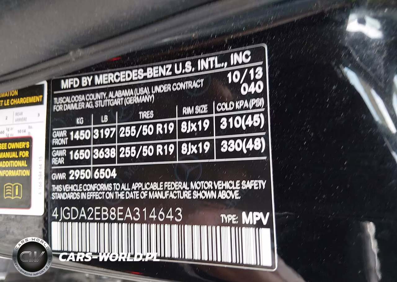 2014 Mercedes-Benz Ml 350 Bluetec 4Matic VIN:4JGDA2EB8EA314643 - 9