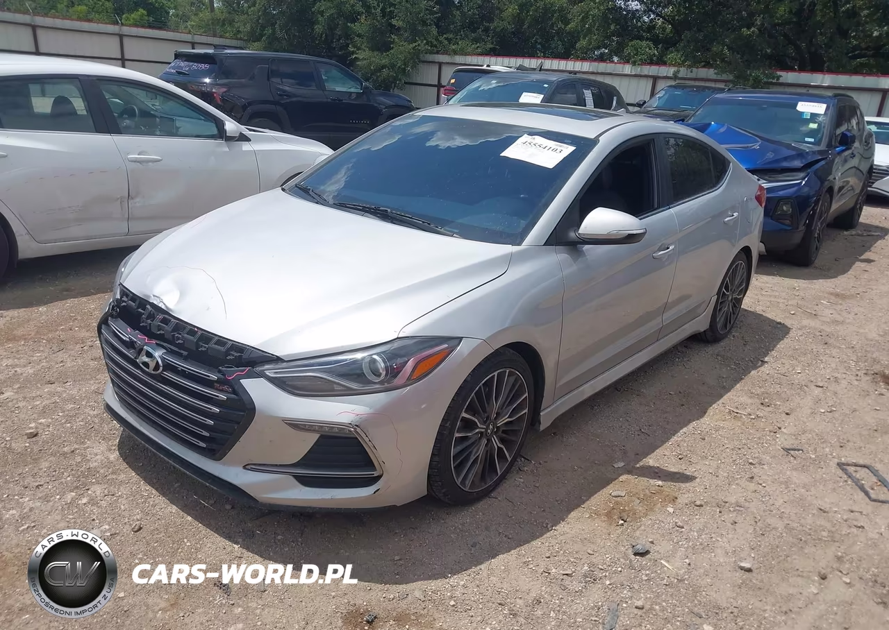 2018 Hyundai Elantra Sport VIN:KMHD04LB1JU518632 - 2