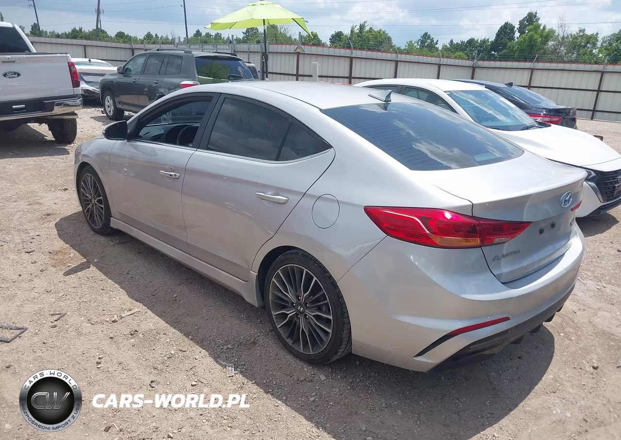 2018 Hyundai Elantra Sport VIN:KMHD04LB1JU518632 - 3