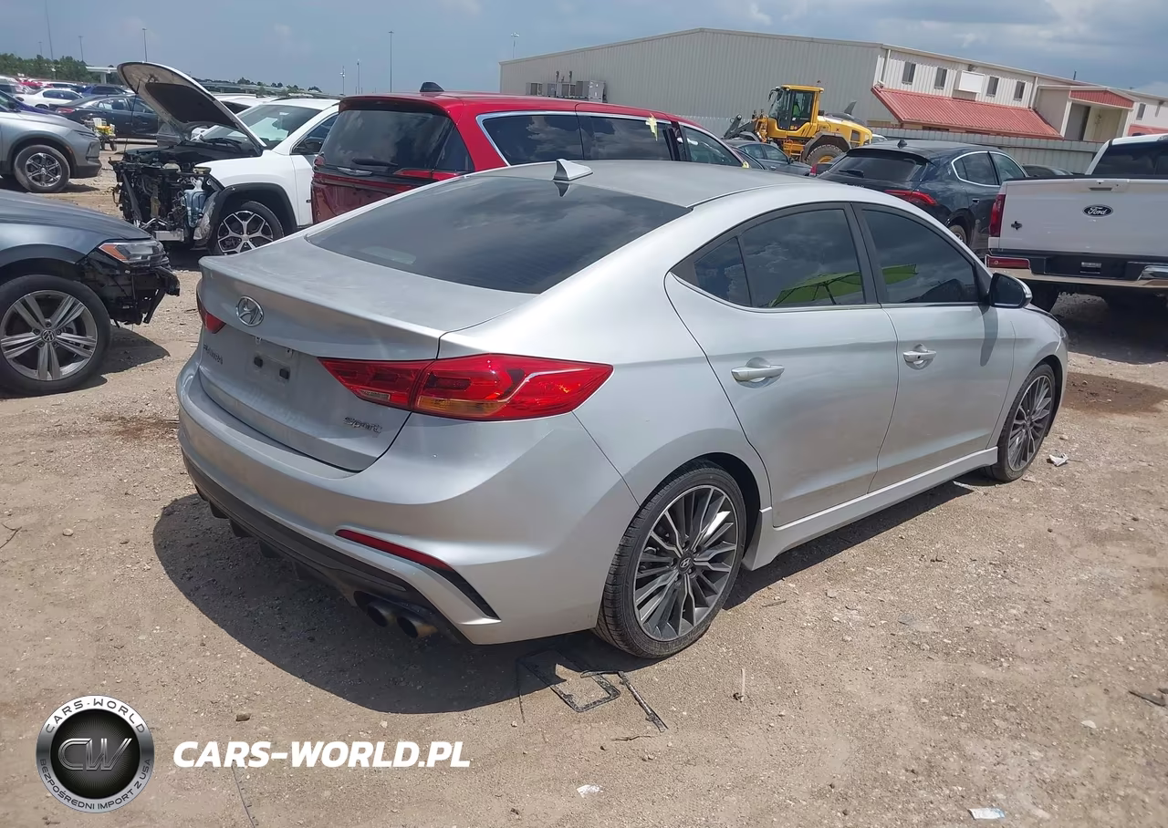 2018 Hyundai Elantra Sport VIN:KMHD04LB1JU518632 - 4