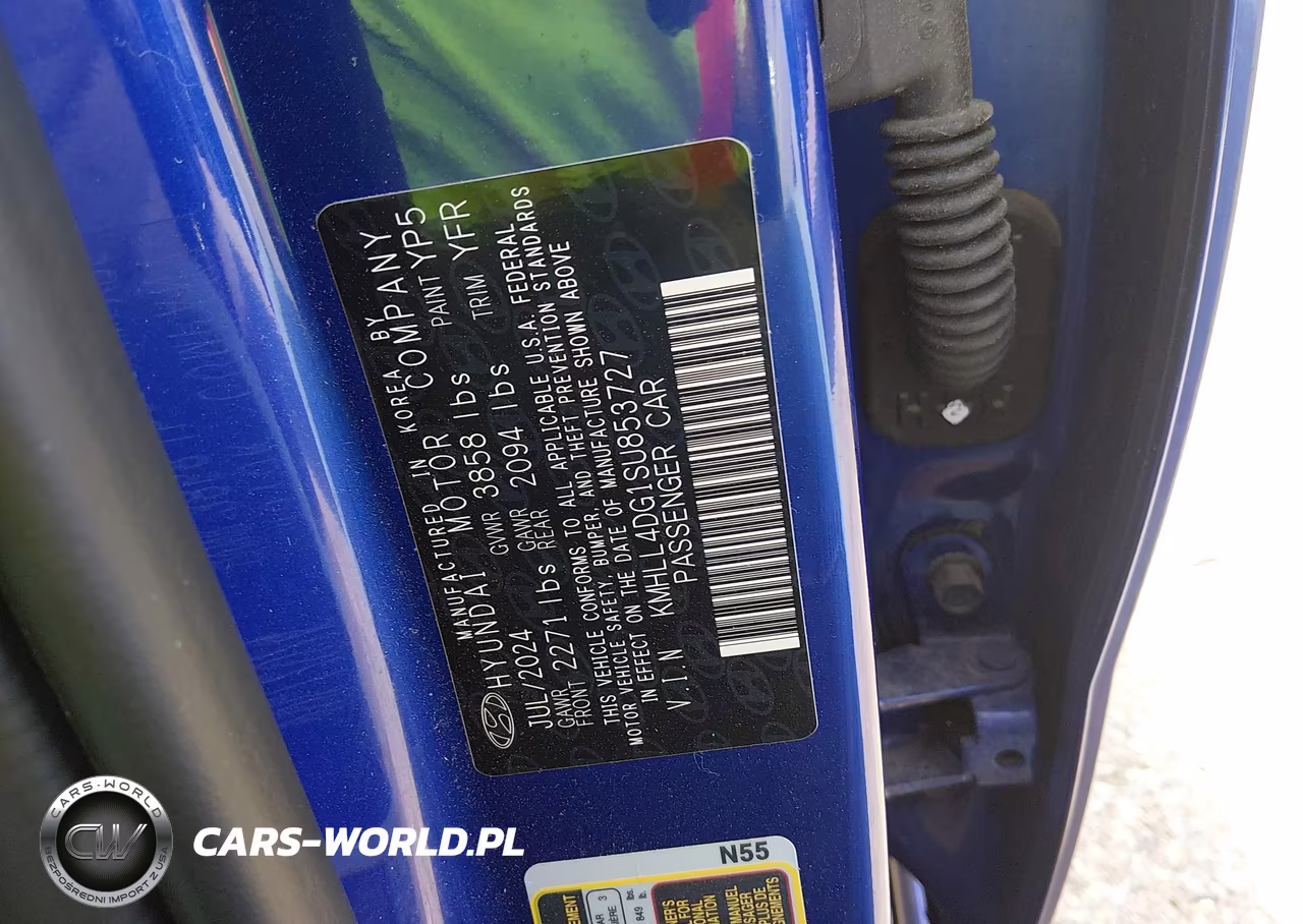 2025 Hyundai Elantra Se VIN:KMHLL4DG1SU853727 - 9