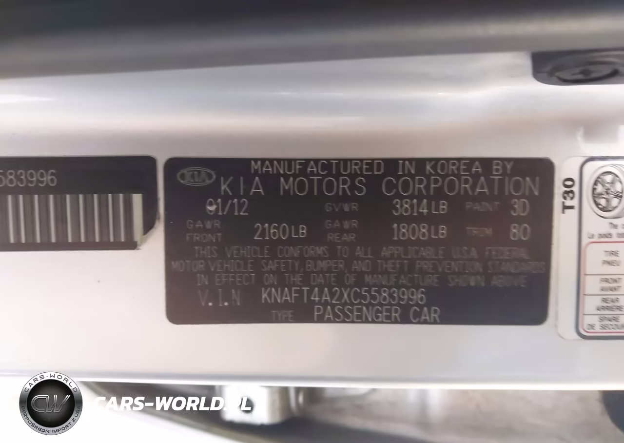 2012 Kia Forte Lx VIN:KNAFT4A2XC5583996 - 9
