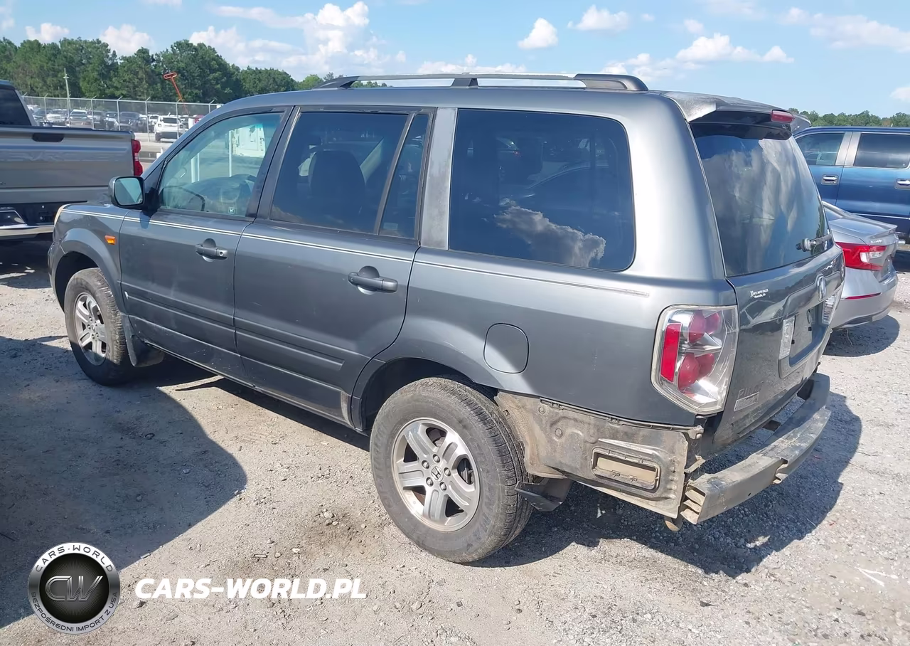 2007 Honda Pilot Ex VIN:5FNYF28487B034445 - 3