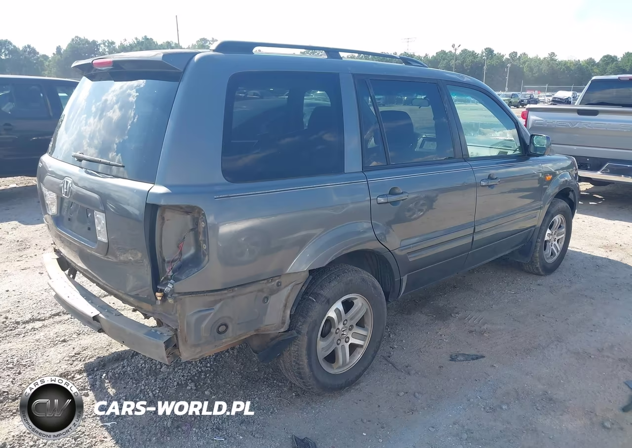2007 Honda Pilot Ex VIN:5FNYF28487B034445 - 4