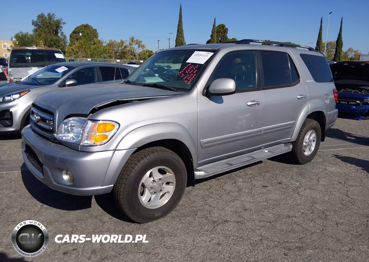 2002 Toyota Sequoia Limited V8 VIN:5TDZT38A22S081161 - 2