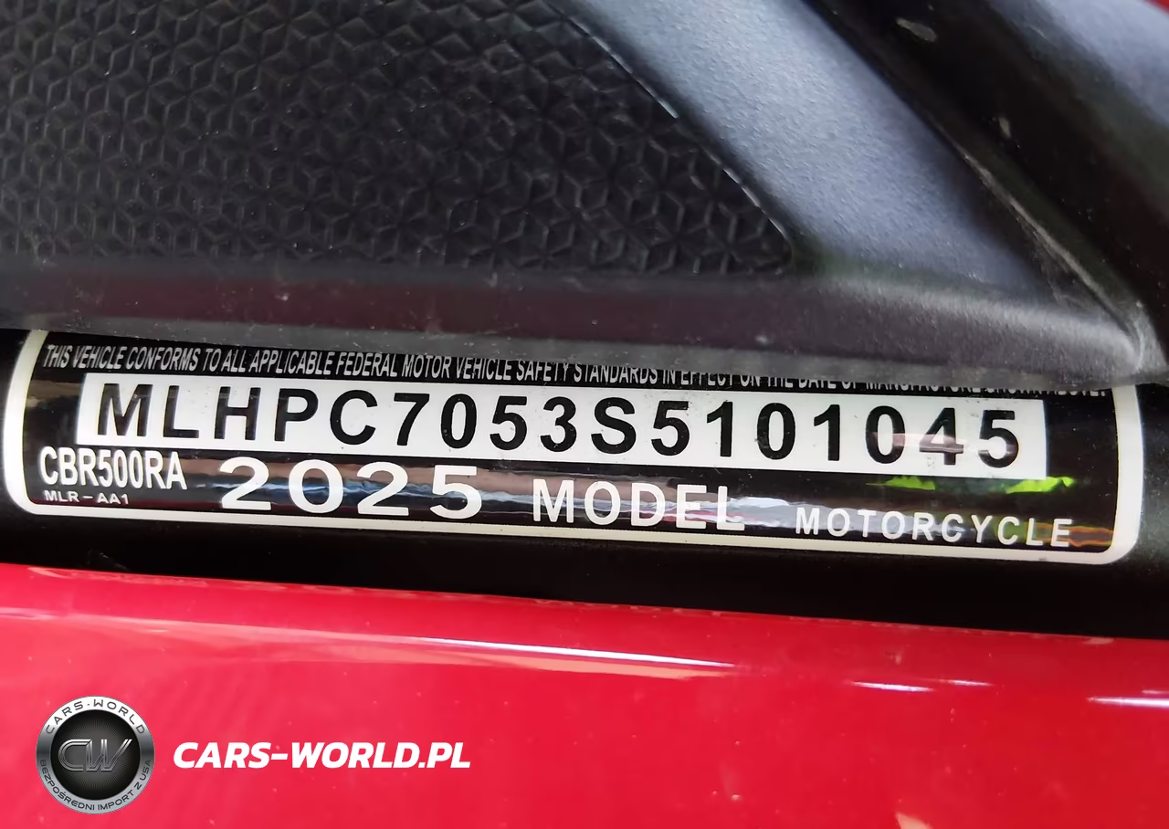 2025 Honda Cbr500 Ra VIN:MLHPC7053S5101045 - 10