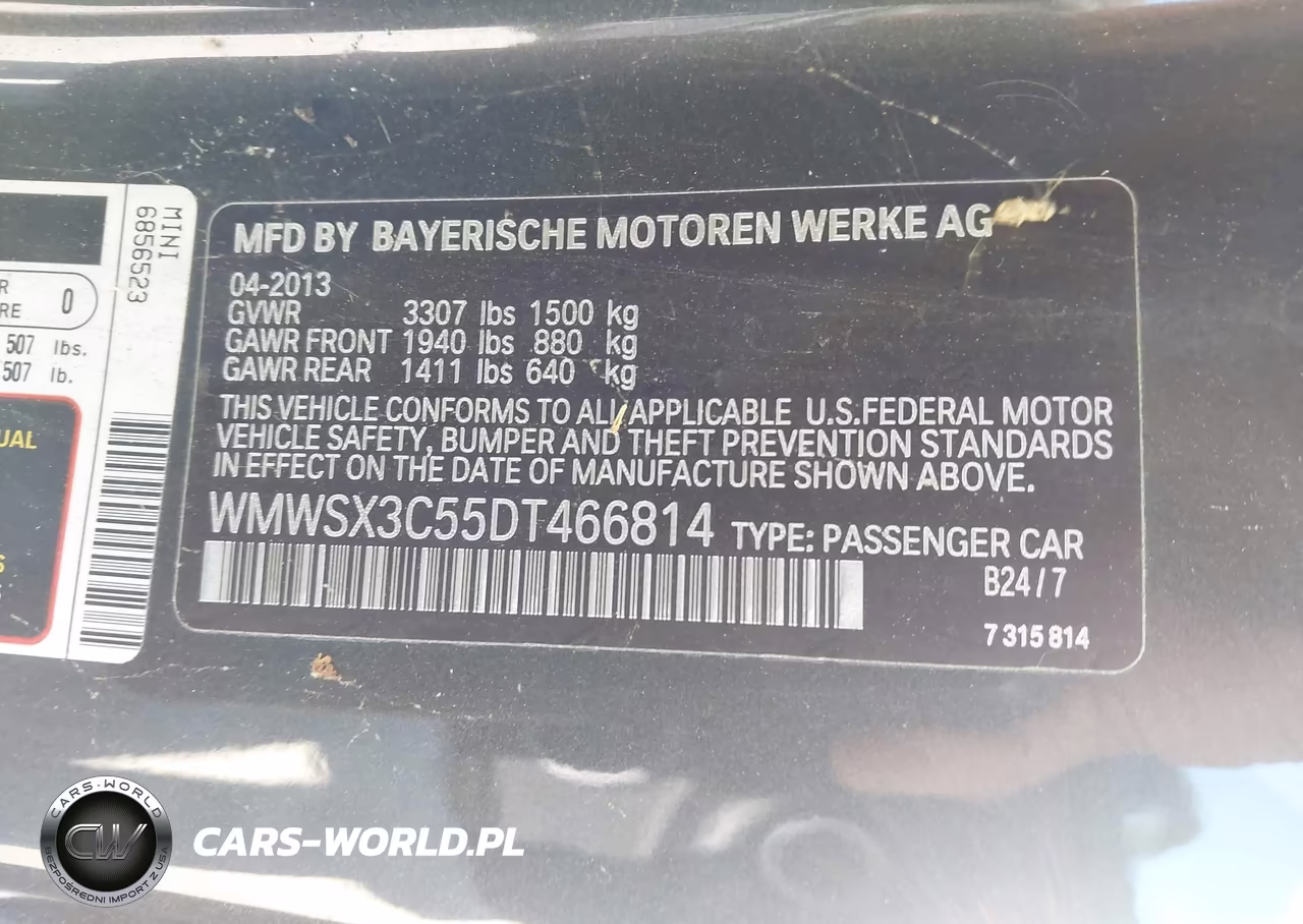 2013 Mini Coupe Cooper S VIN:WMWSX3C55DT466814 - 9