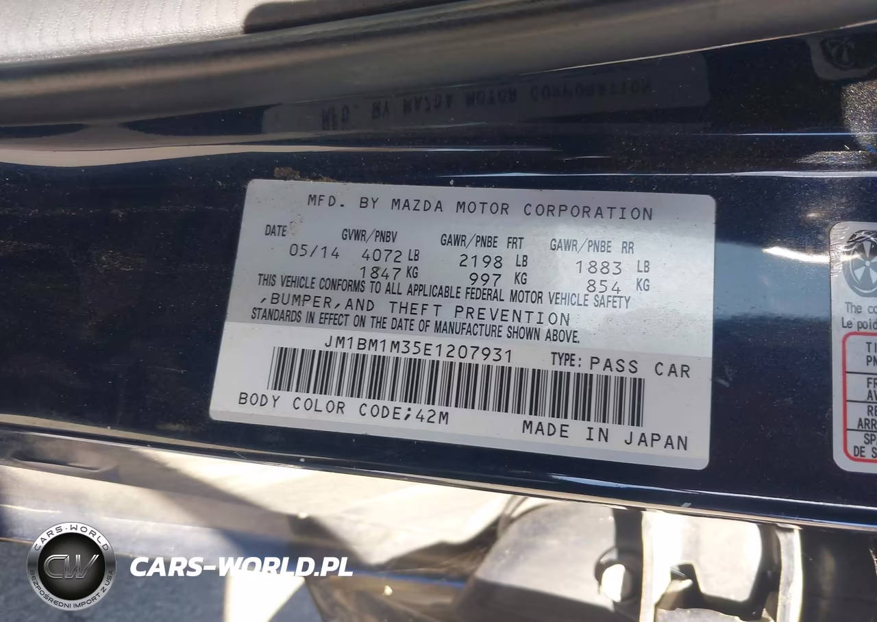 2014 Mazda Mazda3 S Grand Touring VIN:JM1BM1M35E1207931 - 9