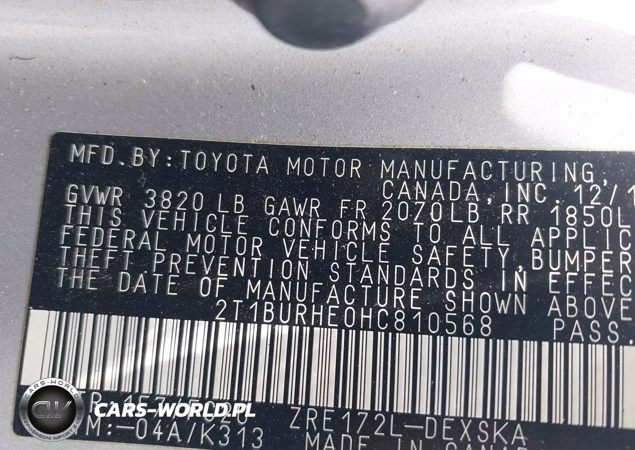 2017 Toyota Corolla Se VIN:2T1BURHE0HC810568 - 9