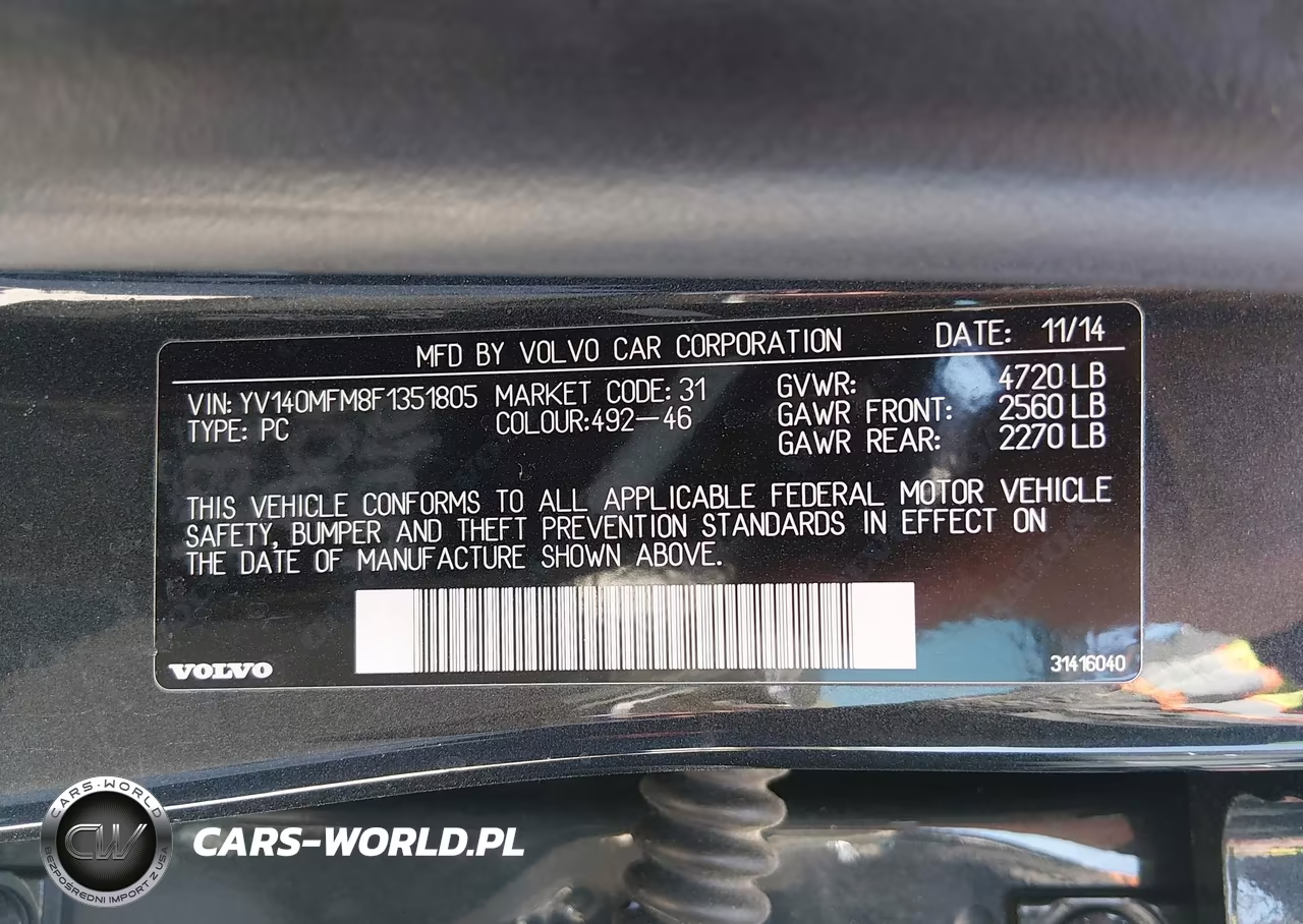 2015 Volvo S60 T5 Platinum VIN:YV140MFM8F1351805 - 9