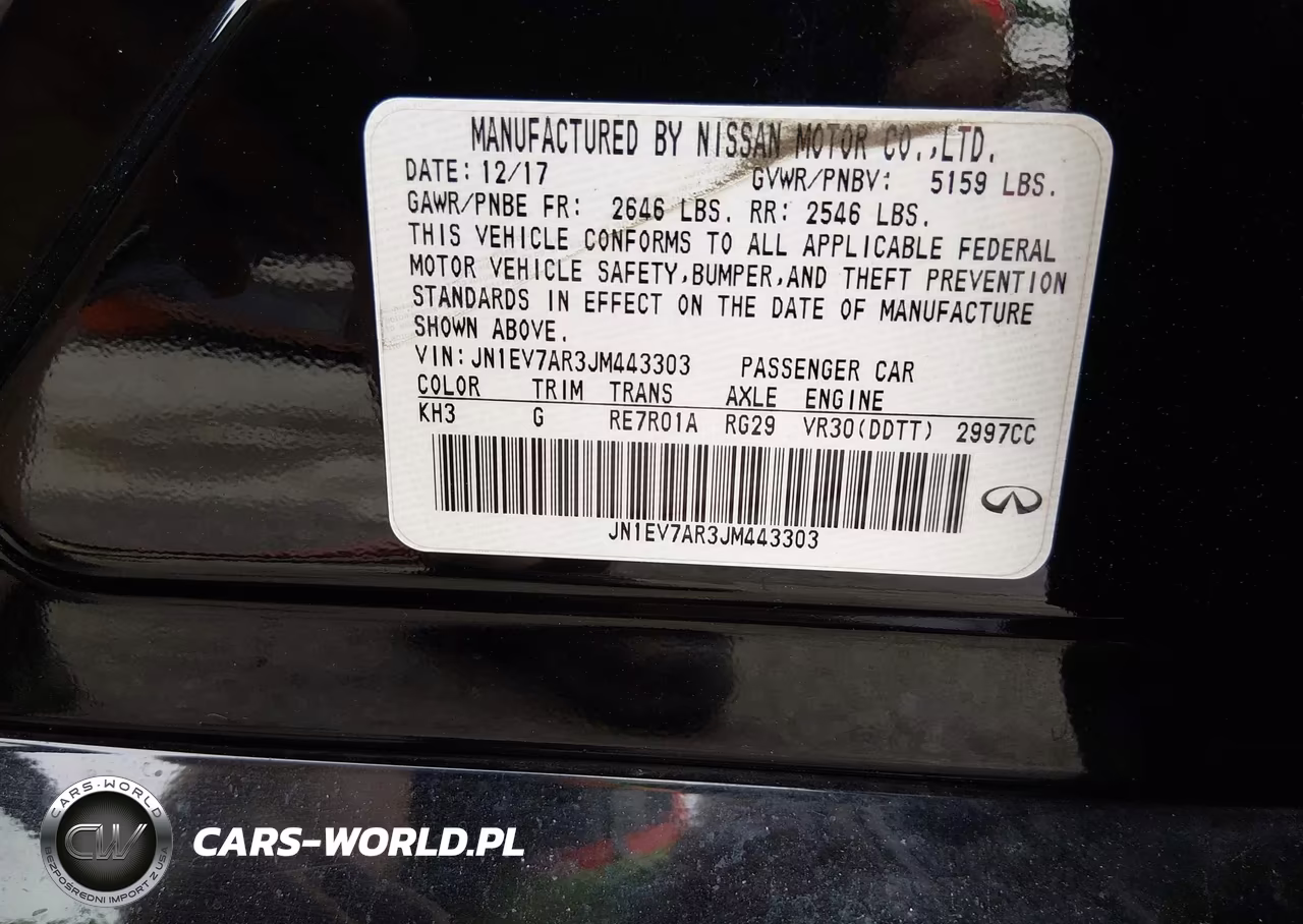 2018 Infiniti Q50 3.0T Luxe VIN:JN1EV7AR3JM443303 - 9