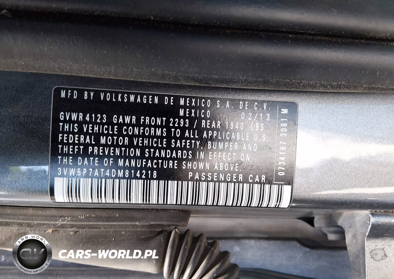 2013 Volkswagen Beetle 2.5L VIN:3VW5P7AT4DM814218 - 9