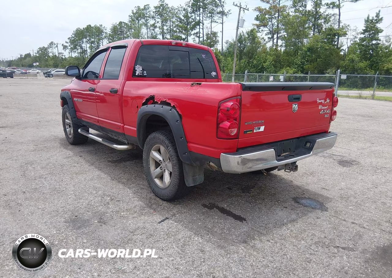 2007 Dodge Ram 1500 Slt-Trx4 Off Road-Sport VIN:1D7HU18P77S124026 - 3
