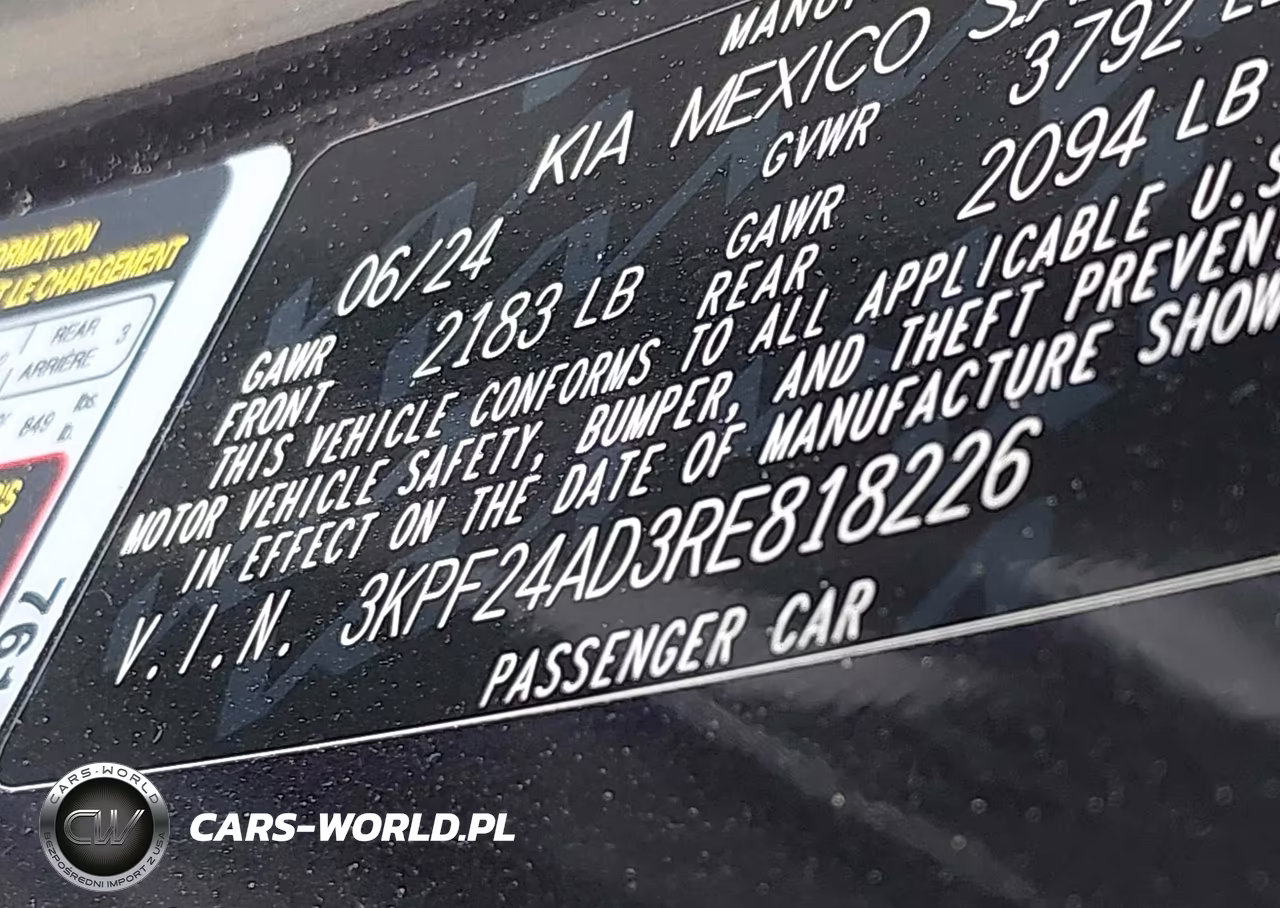 2024 Kia Forte Lxs VIN:3KPF24AD3RE818226 - 9